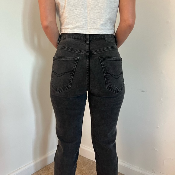 Pull & Bear Straight Leg Black Pants Size 6 Made in Turkey - Picture 10 of 14